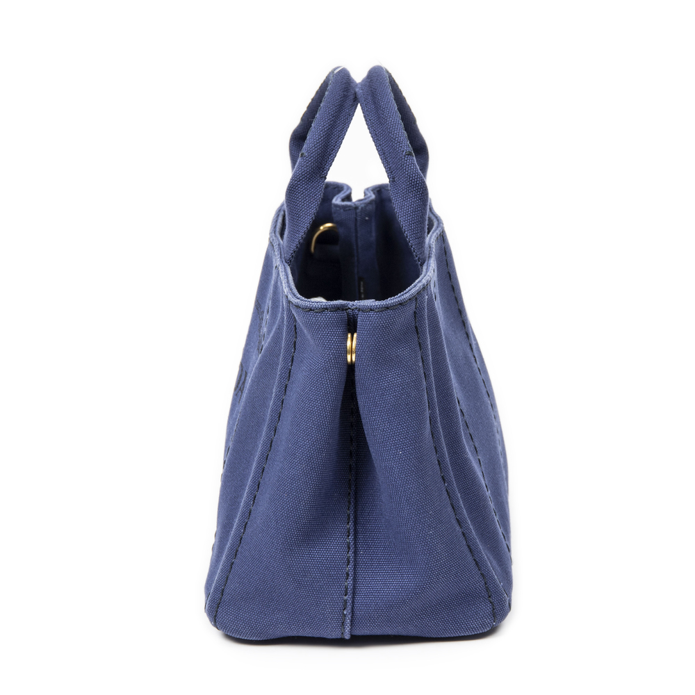 Prada Small Canapa Tote - Picture 3 of 8